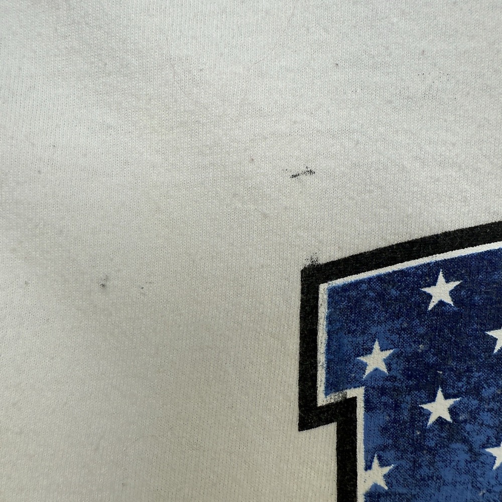 USA 2014 Patriotic American Flag Stars Stripes Graphic Tee XL Made in USA - Picture 5 of 8